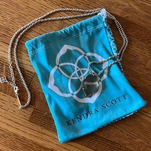 Taupe Kendra Scott Long Necklace